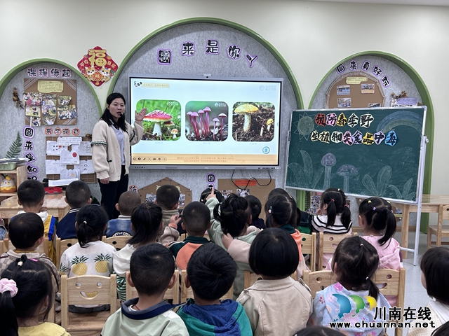 叙永县鱼凫公园幼儿园开展“预防春季野生植物类食品中毒”宣传教育