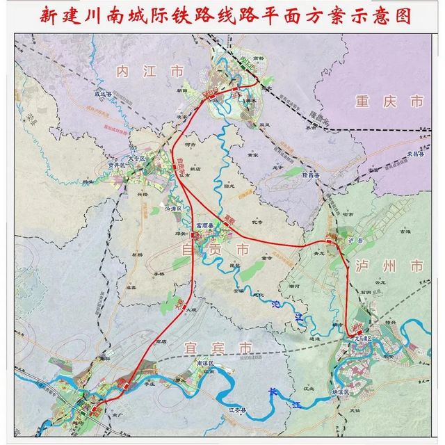 川南城际铁路开始铺轨!内自泸段明年建成通车