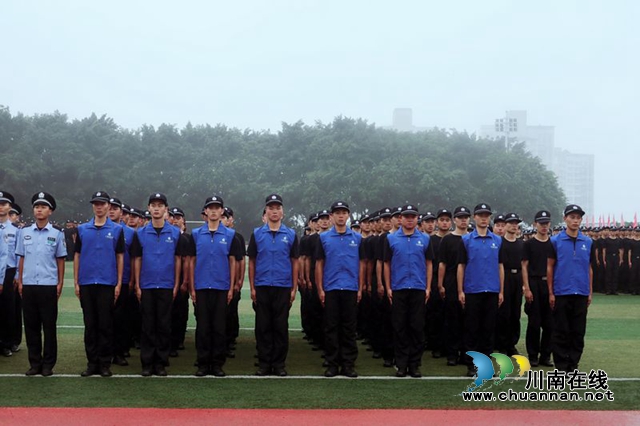 泸州市少年警校在四川警察学院举行授牌仪式