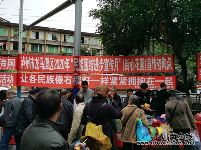 龙马潭区小市街道开展“民族团结进步宣传月”活动(图2)