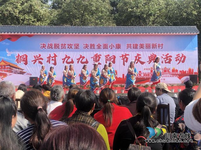 龙马潭区特兴街道举办“九九重阳节庆典” 800余名老人参加(图5)