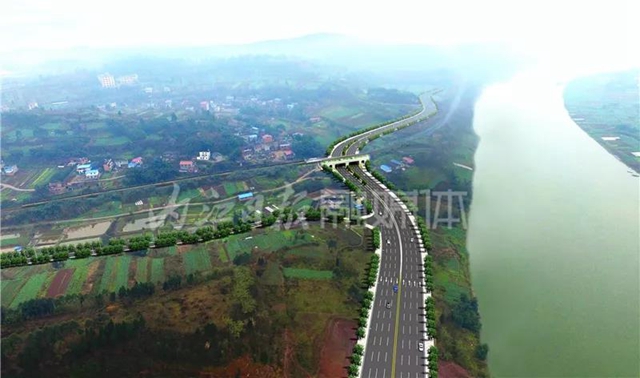 期待通车！内江人关心的这条交通要道修成这样了！