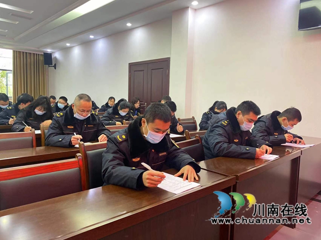 泸县综合行政执法局举行2021年年终业务考试