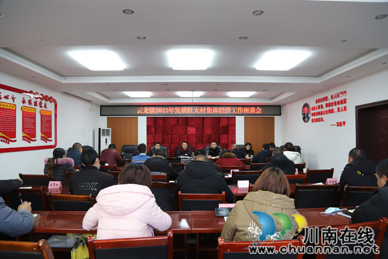泸县云龙镇召开2022年发展壮大村集体经济座谈会