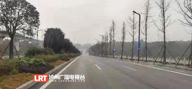 预留轨道交通，泸州这条路今天通车！(图3)