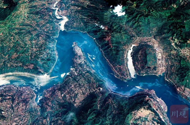 60万米高空瞰长江流域大美江河(图1)