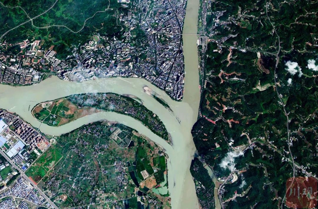 60万米高空瞰长江流域大美江河(图4)