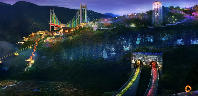 悬空长廊、蹦极跳台……连接川黔,古蔺这座桥上将建一处4A景区(图7) 悬空长廊、蹦极跳台……连接川黔,古蔺这座桥上将建一处4A景区(图7)