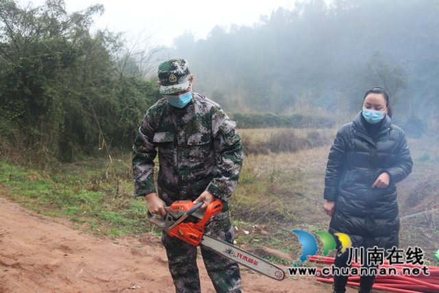 泸县百和镇开展2022年森林防灭火应急演练(图3)