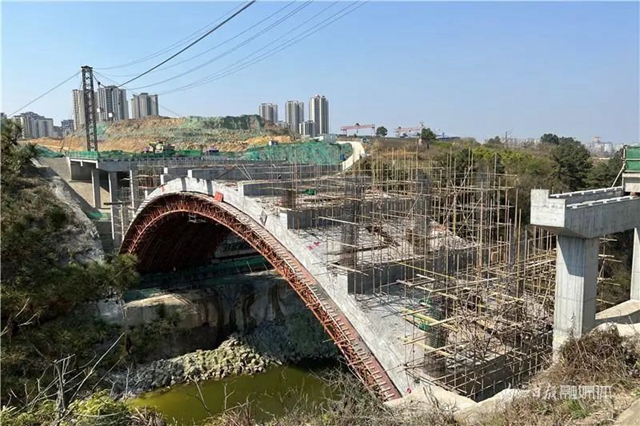 即将贯通！内江又一座大桥——(图1)