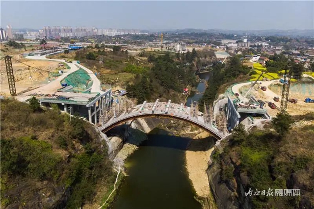 即将贯通！内江又一座大桥——(图3)