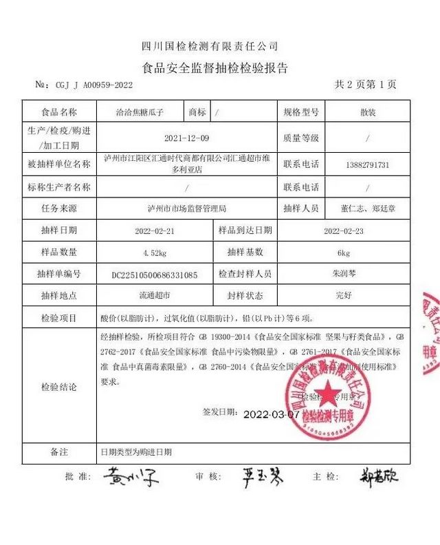 【创食安示范城】泸州：“你点我检”第三期结果公布！请您“点单”下一期～～(图8)