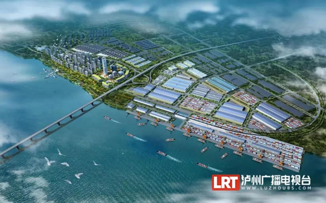 泸州最大散货码头建成这样了！(图5)