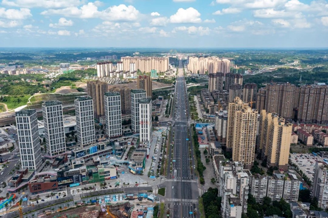 网友惊呼！天上看内江高新区，你怎么能这样美(图5)