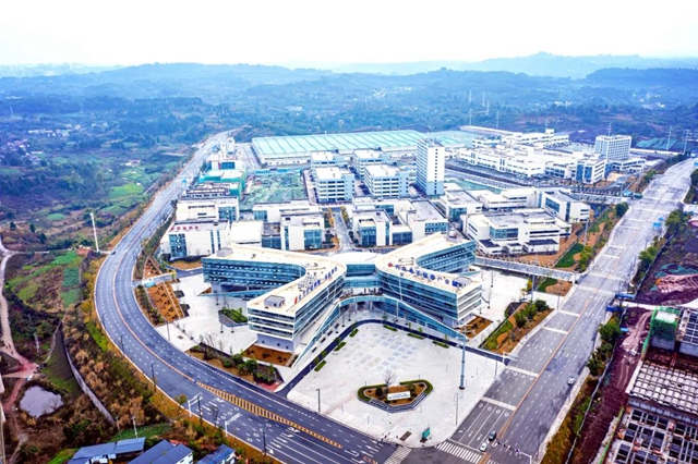 网友惊呼！天上看内江高新区，你怎么能这样美(图9)