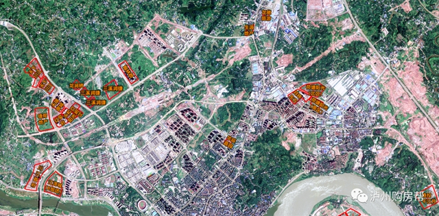 72个项目，645.17公顷！泸州存量住宅用地公布，项目分布图曝光！(图6)