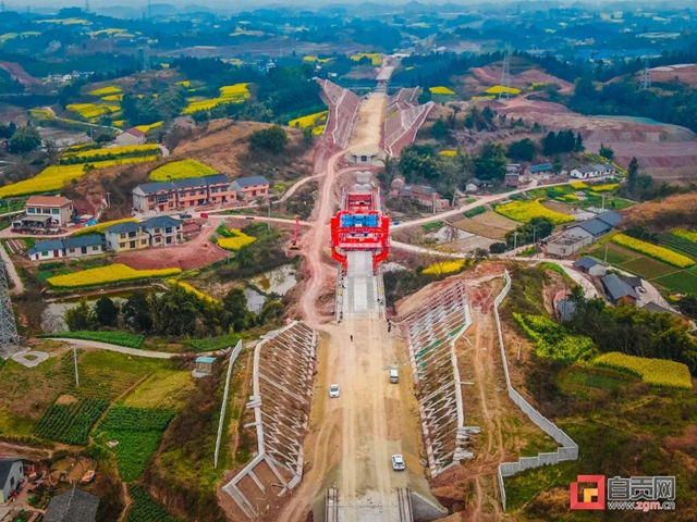 最新进展!成自宜高铁建设如火如荼(图6) 最新进展!成自宜高铁建设如火如荼(图6)