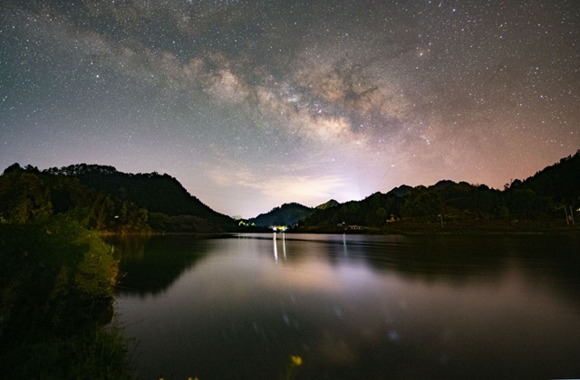 美爆！古蔺春日星空繁星灿烂 银河高悬 浪漫至极(图8)
