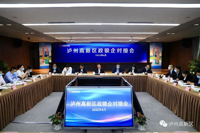 破解企业融资难、融资贵——泸州国家高新区举办2022年政银企对接会(图3)