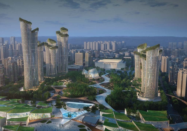 定了!高铁宜宾站区域将这样建,塔楼、中央公园、商业区……(图7) 7.jpg