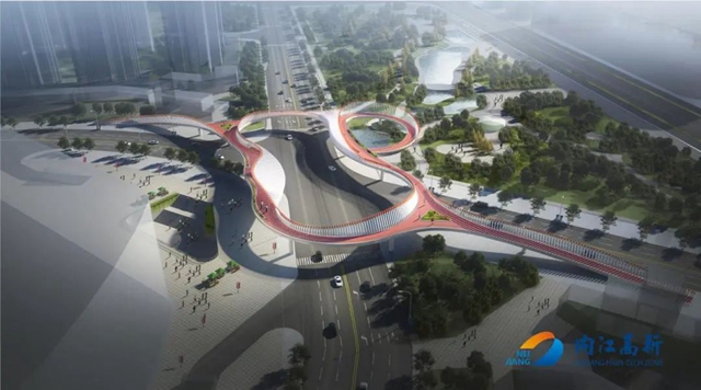 内江北站前,要建一座“流水”大天桥(图1) 1.jpg