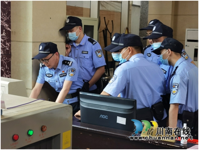 纳溪区法院法警大队开展安检业务技能培训