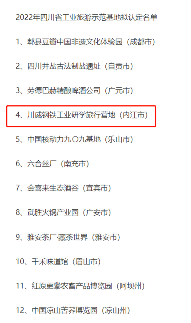 钢铁“说话”！内江这里入“省榜”