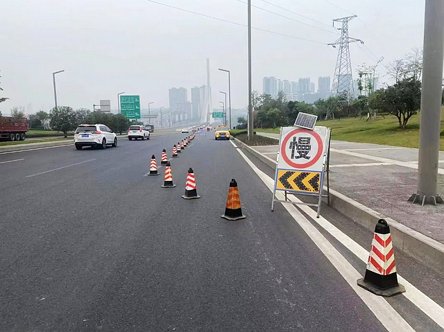 泸州沱六桥首次规模性维修，过往车辆行人请注意安全