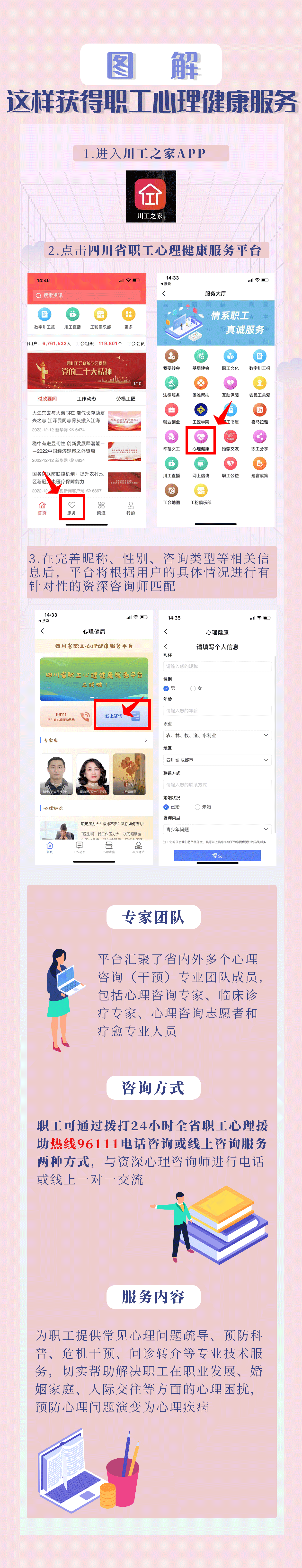 @全市职工：好消息！四川省职工心理健康服务平台正式上线了！