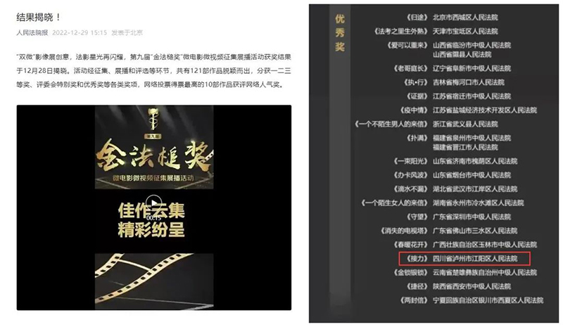 荣誉录·集体篇 | 江阳法院:让我们一起采撷时光,细数珍贵(图2) 2.jpg