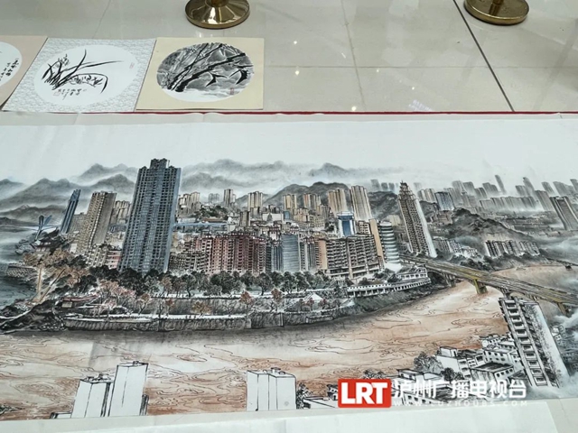 水墨泸州美翻了!90后小伙完成“长江卷”泸州段画作(图4) 4.jpg