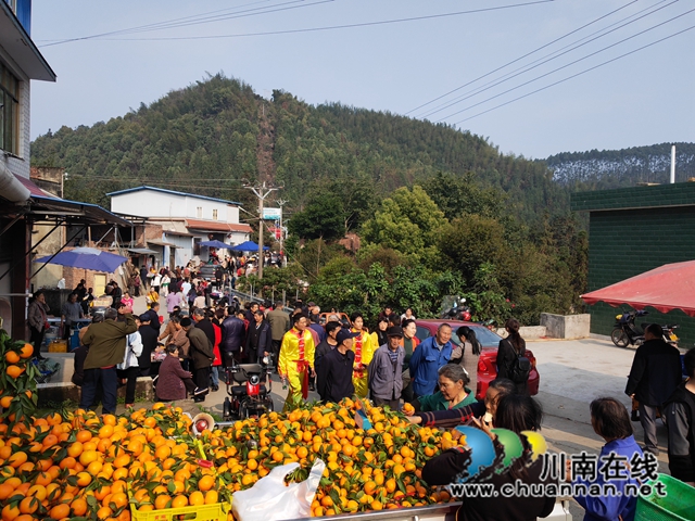 千年风情龙贯,无限魅力天兴!泸县天兴镇举行第五届龙贯春会(图8) 农产品展销(曾佐然摄).jpg
