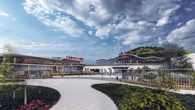 效果图曝光!筠连县高铁新区要来了!公园、客运站、站前广场……(图5) 5.jpg