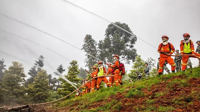 锤炼“以水灭火”实战能力 泸州市2023年森林火灾实战演练开练