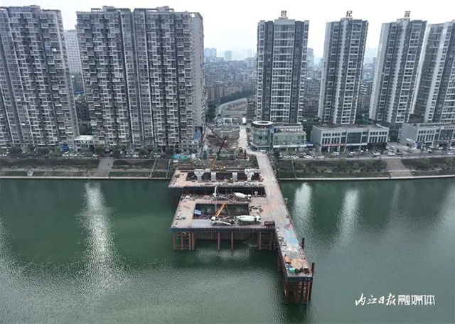 一桥通两区!明年,内江再添一座高颜值地标(图3) 3.jpg