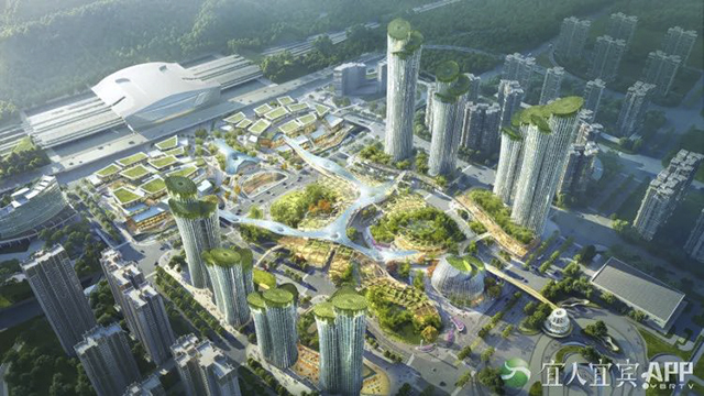 渝昆高铁宜宾站站前广场,年底见!(图6) 6.jpg