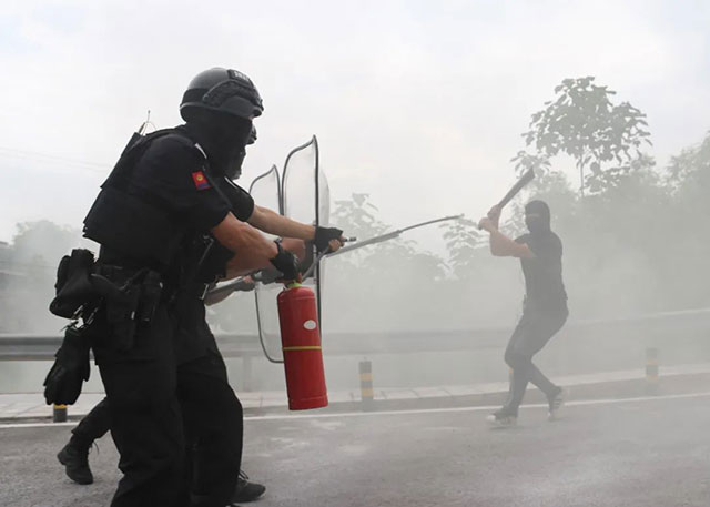 精彩!硬核!直击泸县2023反恐防暴演练现场(图26) 26.jpg