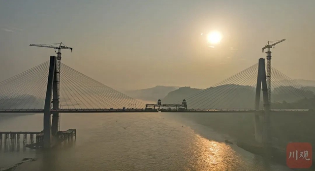 双向六车道!宜宾江安长江二桥正式合龙(图8) 8.jpg