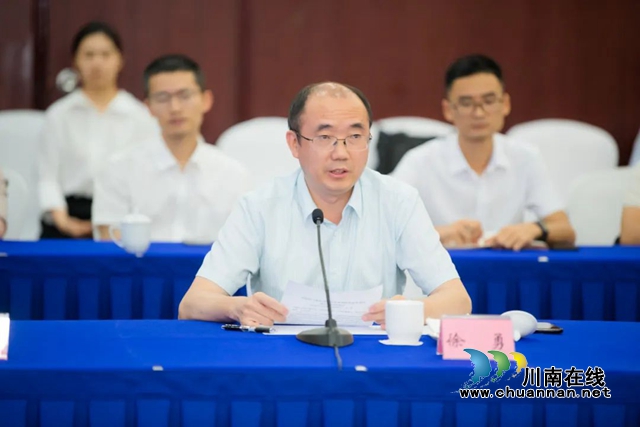 西南医科大学附属医院TBM-001科技成果成功转化(图4) 西南医科大学附属医院党委书记徐勇致辞.jpg