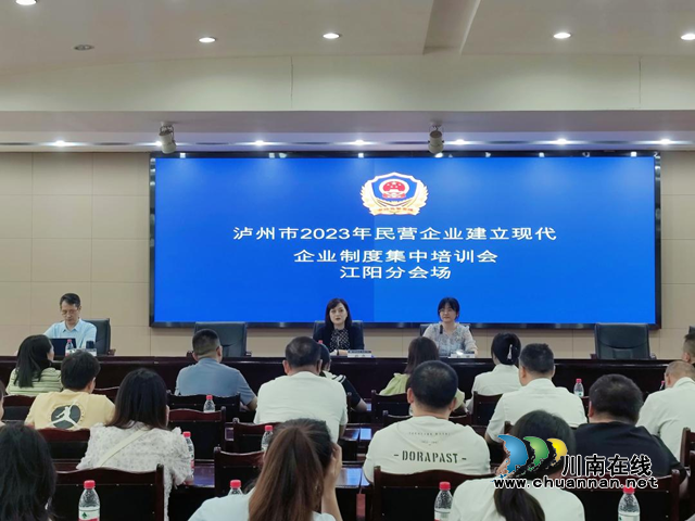 江阳区举办2023年度民营企业建立现代企业制度集中培训会