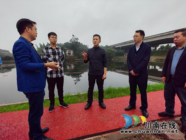 熊茂材到泸县云龙镇督导生态环保工作