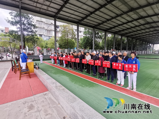 泸县举行全民健身系列活动暨泸县第二十届“敬老杯”老年门球赛