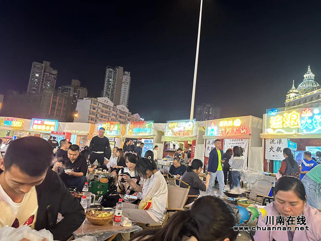 龙马潭区：开展烧烤业态专项整治，打造步步高广场特色区域，“萌芽”新网红经济圈
