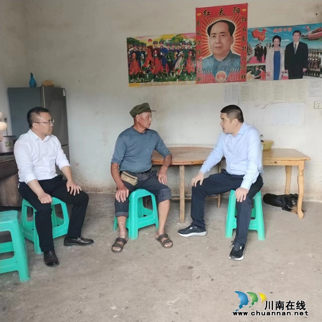 泸县副县长王先奎到百和镇督导当前重点工作