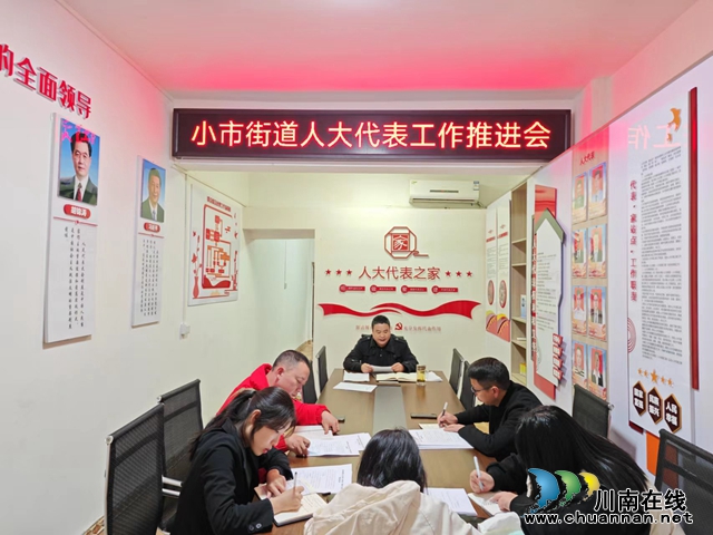 龙马潭区小市街道召开人大代表工作推进会