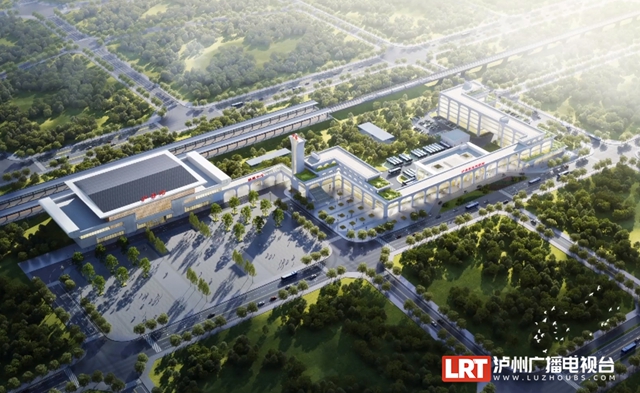 下高铁零距离换乘!绵泸高铁泸县综合客运枢纽站正加快建设(图5) 5.jpg