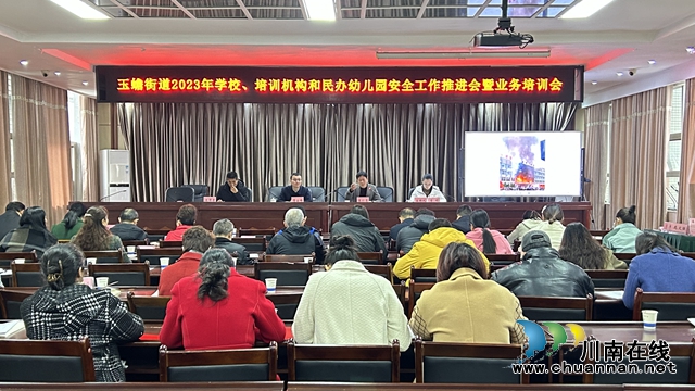 泸县玉蟾街道召开2023年安全工作推进会暨业务培训会