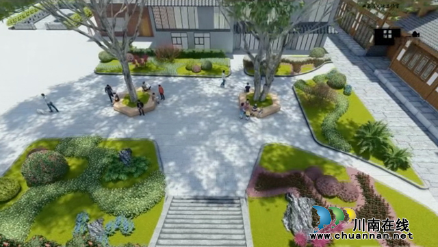 爱心企业家助力｜泸县立石镇二郎井广场即将“美丽变身”   