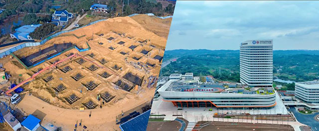 西南医科大学附属天府医院预计今年12月底完成验收交付，明年投入使用