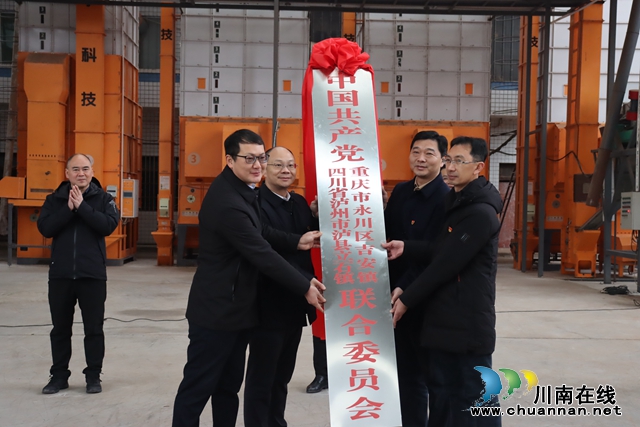 重庆永川区吉安镇和泸县立石镇举行“党建联建”授牌仪式